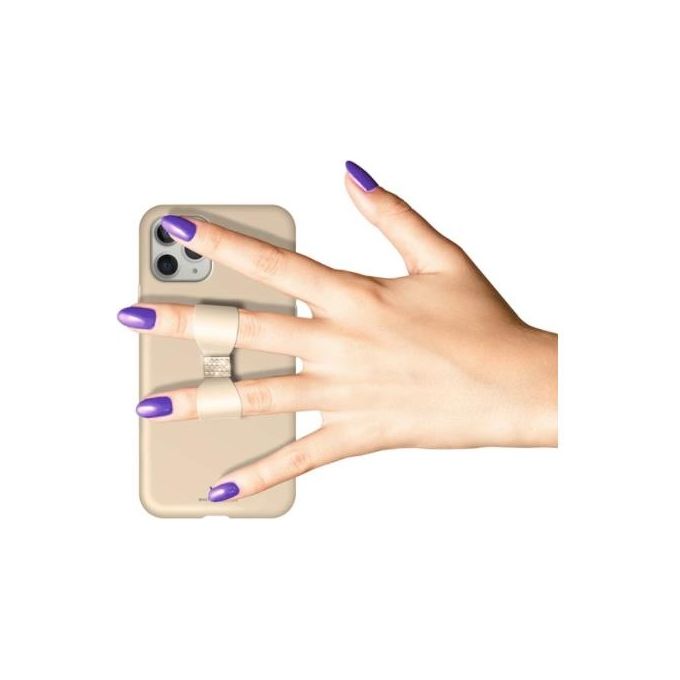 White Diamonds Bow Cover Gold per iPhone 11 Pro