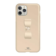 White Diamonds Bow Cover Gold per iPhone 11 Pro