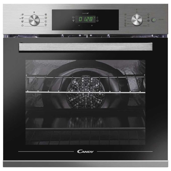 Candy FSCTX886 WIFI Smart Steam Forno da incasso Elettrico Multifunzione 70 L Classe A Pirolisi Vapore 3500W (59,5x59,5x56,8 cm) colore Inox