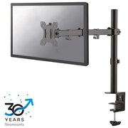 Neomounts FPMA-D550BLACK Braccio per Monitor Regolabile Altezza 0-440 mm Rotazione 360° Inclinazione 0-90° VESA 75x75 100x100 mm Gestione Cavi colore Nero