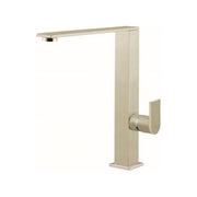 Elleci Flat MKKFLA95 - Miscelatore da cucina Mono Splitcomando, da incasso, Keratek Plus, canna girevole, 25,2 cm, Champagne