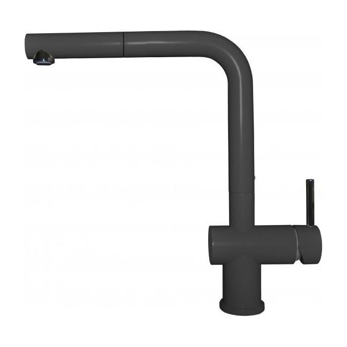 Elleci MGKSTP40 Stream plus Mono Splitcomando con canna girevole e doccetta estraibile Modern Nero