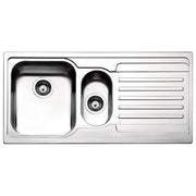 Apell VE1002ILAC Serie Venezia Lavello da Incasso 100x50cm 1 Vasca +1 Gocciolatoio Destro Acciaio Inox Antigraffio