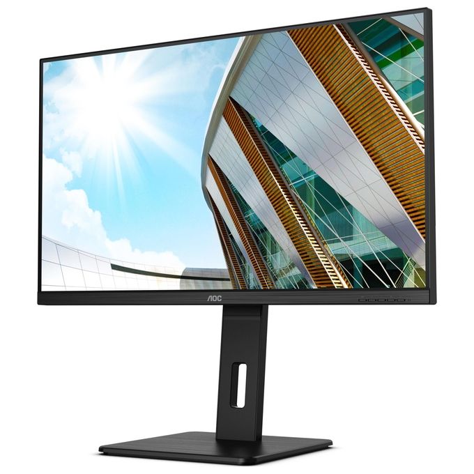 AOC U32P2 Monitor PC 31.5'' 4K Ultra HD VA LED 3840x2160 60 Hz Hub USB 3.2 HDMI 2.0 DisplayPort regolabile colore Nero