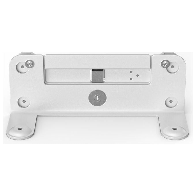 Logitech 952-000044 Supporto da Parete Compatibile VESA 200x50 mm per Rally Bar e Rally Bar Mini con Adattatore Inclinazione 10° colore Bianco