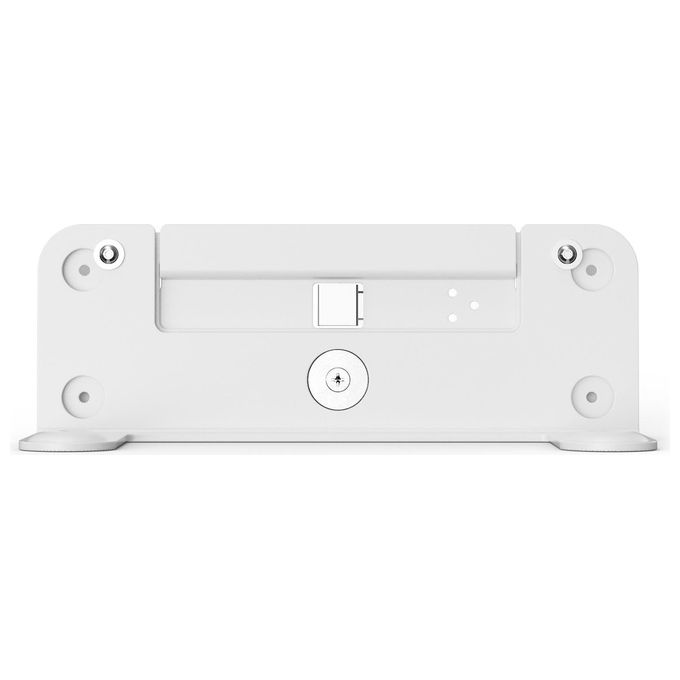 Logitech 952-000044 Supporto da Parete Compatibile VESA 200x50 mm per Rally Bar e Rally Bar Mini con Adattatore Inclinazione 10° colore Bianco