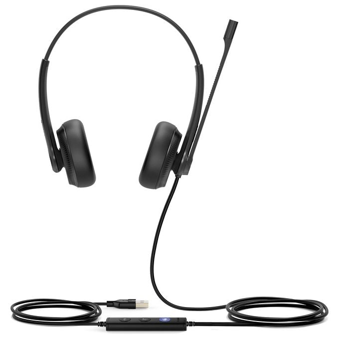Yealink 1308043 UH34 Dual Teams Auricolare Cablato USB Tipo A Nero