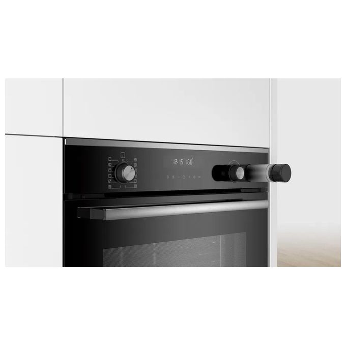Bosch HRT278BS1 Serie 6 Forno da incasso elettrico 71 L 3600 W con funzione autopulizia Pirolisi (59.4x59.5x41.5 cm) colore Nero