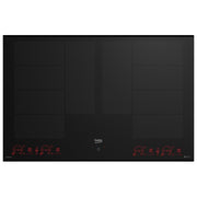 Beko HII88810NTI IndyFlex+ Piano cottura a induzione 80 cm 8 zone Touch 15 livelli HobToHood colore Nero