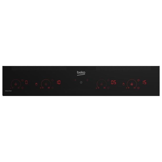 Beko HII68811NT IndyFlex Piano cottura a induzione 60 cm 8 zone Touch 7400 W Wi-Fi colore Nero
