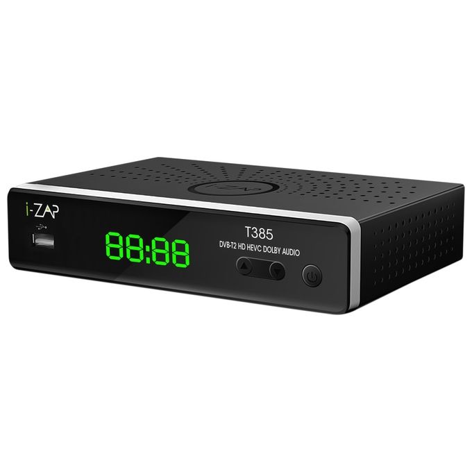 Adb IZAPT385 Decoder Digitale Terrestre Zapper T2 Hevc Hd Dolby