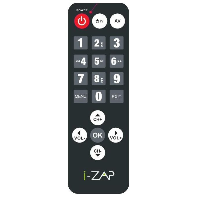 Adb IZAPT385 Decoder Digitale Terrestre Zapper T2 Hevc Hd Dolby