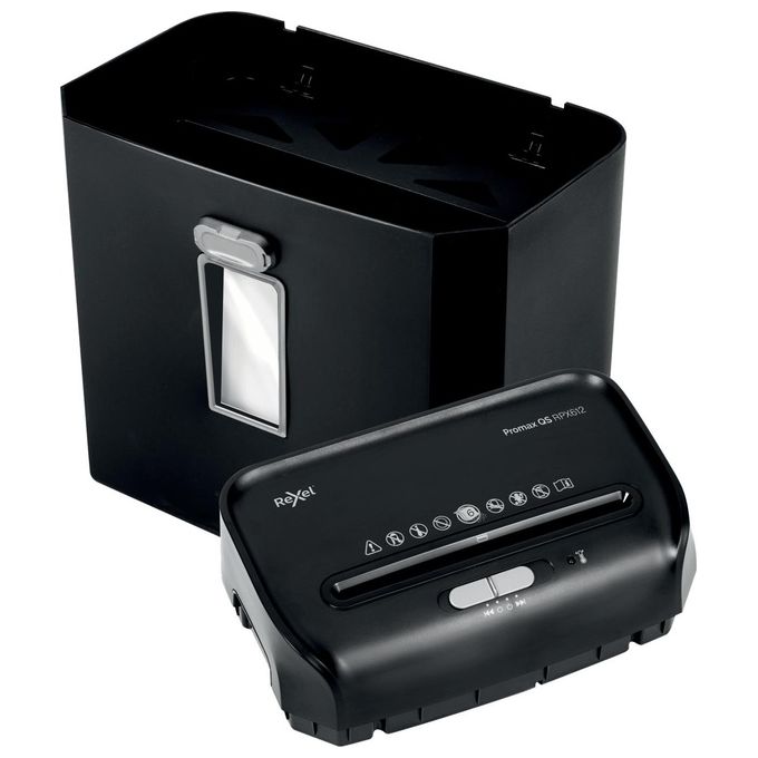 Rexel 2104579EU ProMax RPX612 Distruggidocumenti Triturazione incrociata 6 fogli 12 L P-4 58 dB colore Nero