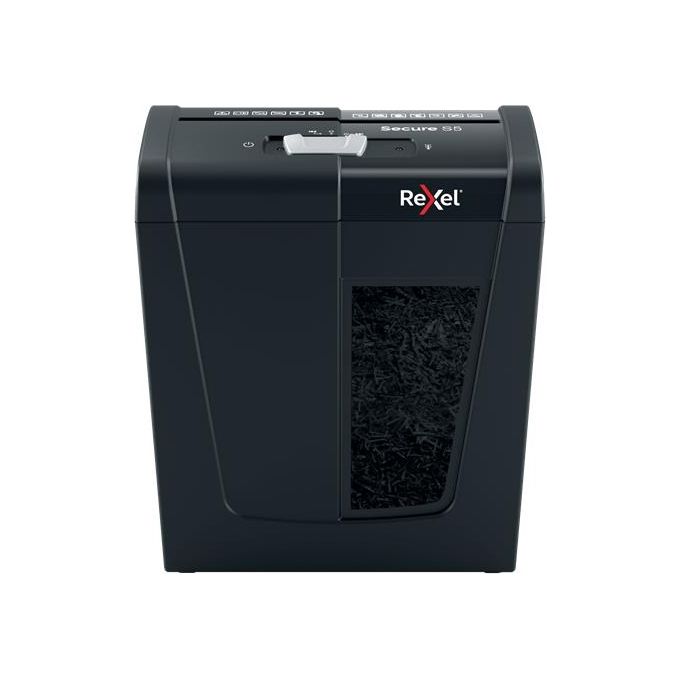 Rexel Secure S5 Distruggidocumenti Manuale Personal 5 Fogli Taglio a Strisce Sicurezza P-2 Capacita' 10 litri