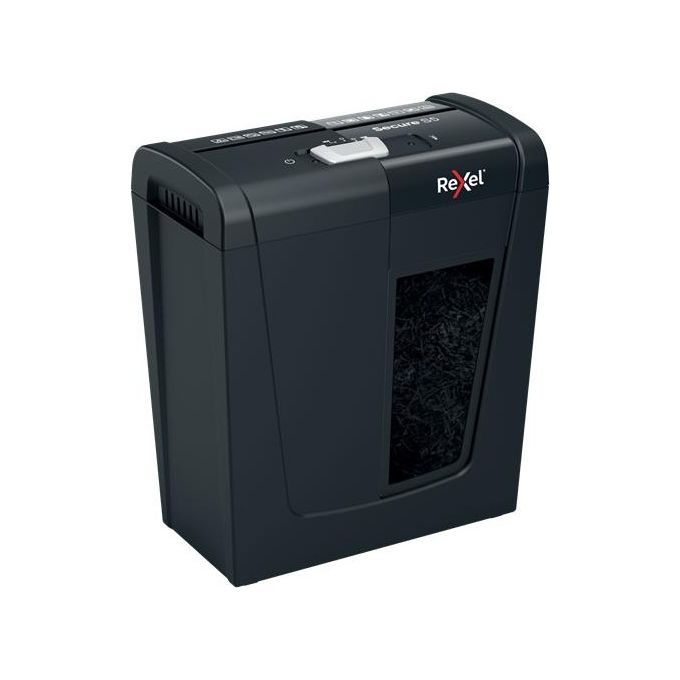 Rexel Secure S5 Distruggidocumenti Manuale Personal 5 Fogli Taglio a Strisce Sicurezza P-2 Capacita' 10 litri