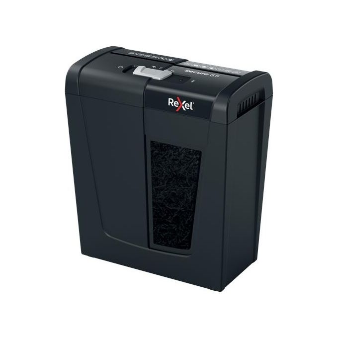 Rexel Secure S5 Distruggidocumenti Manuale Personal 5 Fogli Taglio a Strisce Sicurezza P-2 Capacita' 10 litri