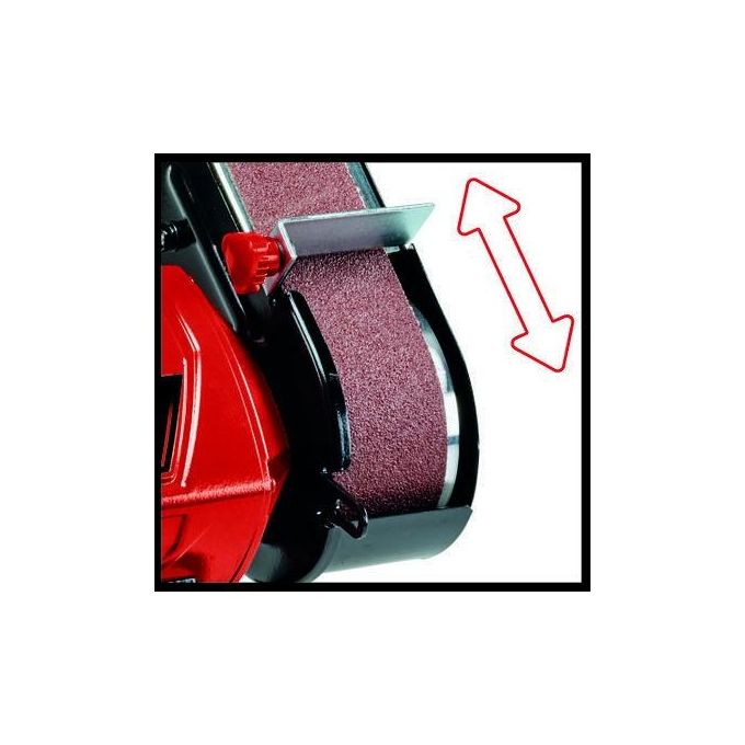 Einhell TC-US 350 Levigatrice Combinata da Banco 350W 2980 rpm Nastro 50x686mm Disco 150mm colore Nero Rosso
