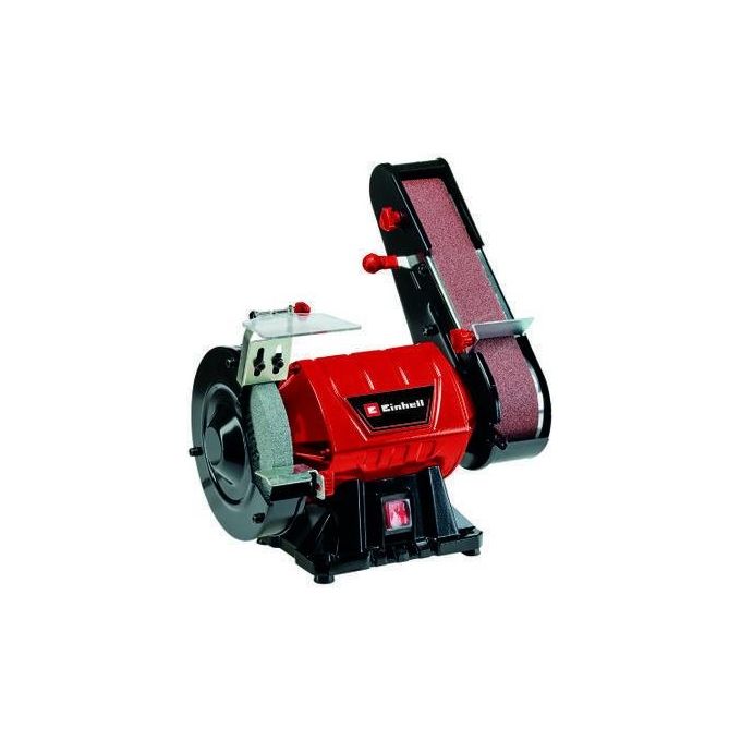 Einhell TC-US 350 Levigatrice Combinata da Banco 350W 2980 rpm Nastro 50x686mm Disco 150mm colore Nero Rosso