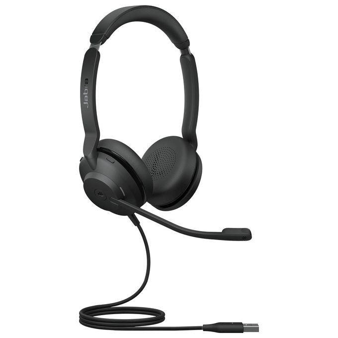 Jabra 23189-999-979 Evolve2 30 SE Auricolare Cablato a Padiglione Ufficio USB Tipo A Stereo Certificato Microsoft Teams colore Nero