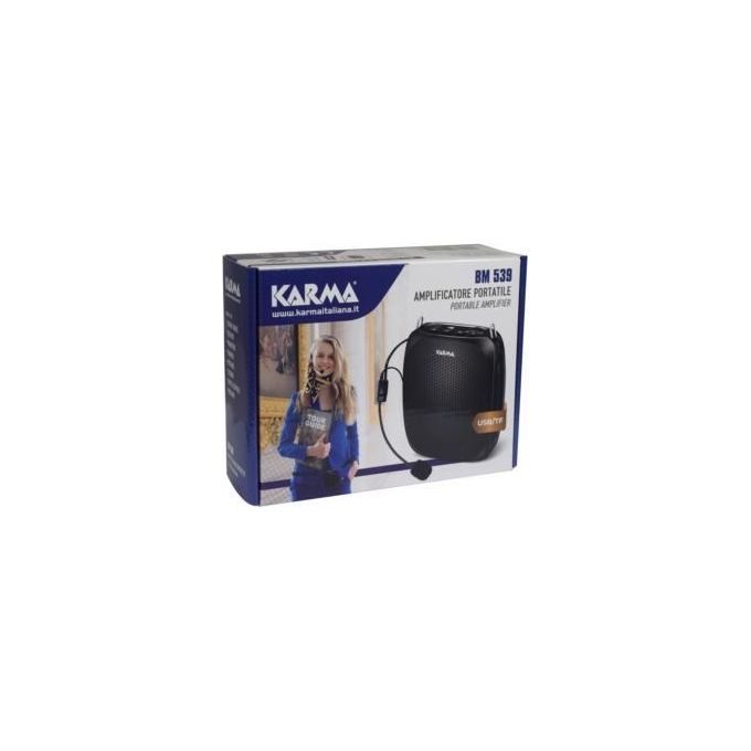 Karma BM 539 Amplificatore Portatile ad Archetto Ricaricabile Usb Mp3 20W