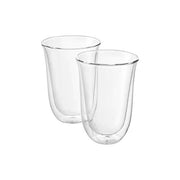 DeLonghi Set Latte Macchiato 2 Tazzine Latte Macchiato con Doppia Parete Termica 220 ml