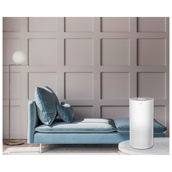 Argo 495000022 Pury Baby Purificatore d'aria per ambienti fino a 16 m² Filtro HEPA 3 velocita' 55 dB colore Bianco Grigio