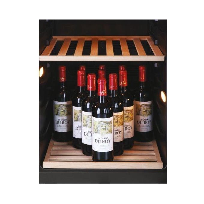 Haier HWS49GA Wine Bank 50 Series 5 Cantinetta Vino 49 Bottiglie Classe F 116 L Vetro Anti-UV LED 3D App hOn colore Nero