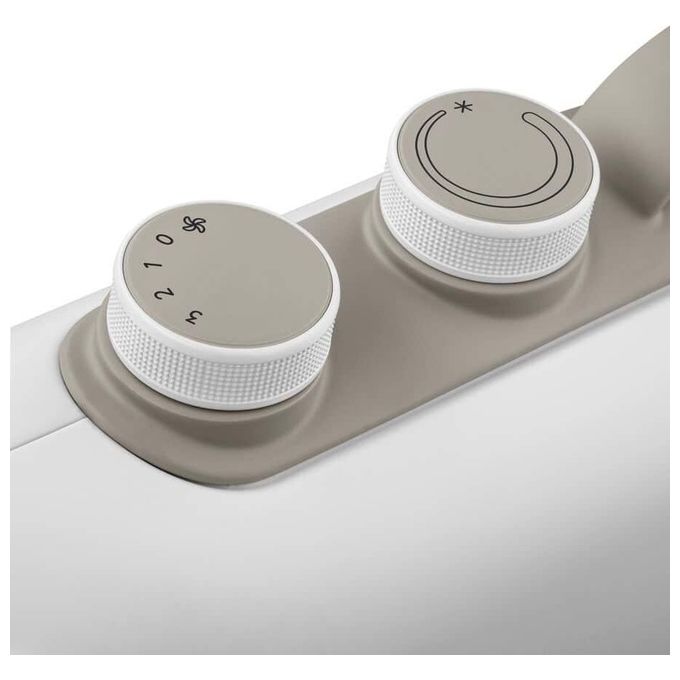 De'Longhi HFS70B20.WH Capsule Fit Termoventilatore 2000 W 3 velocita' funzione antigelo modalita' silenziosa 43 dB colore Bianco