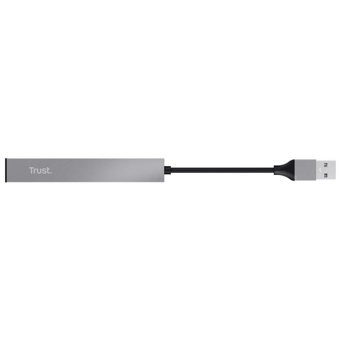 Trust Halyx Aluminium 4 Porte Mini Usb Hub