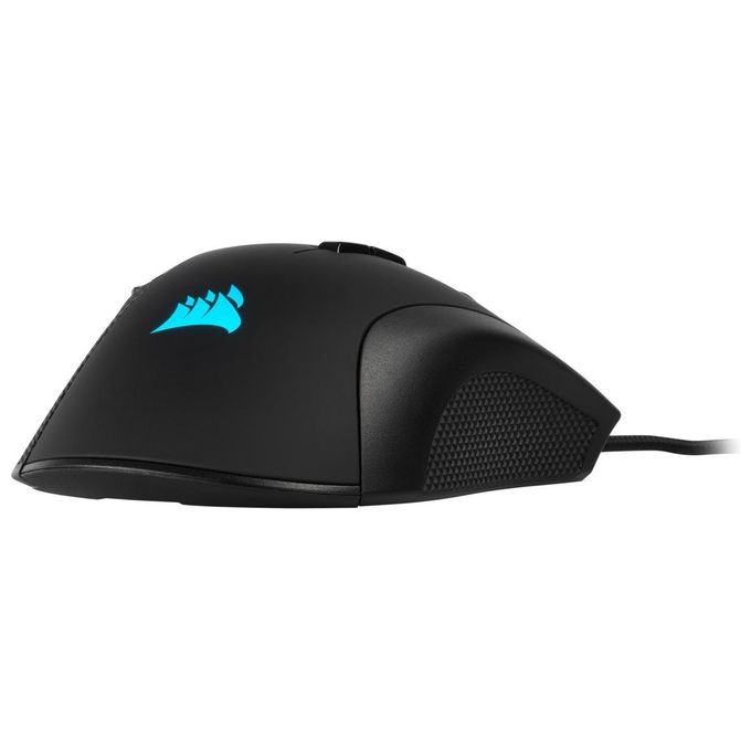 Corsair Ironclaw Rgb Fps-Moba Mouse Gaming Ottico Sensore 18000 Dpi Retroilluminazione Rgb Led Nero