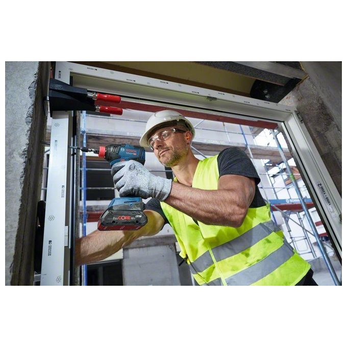Bosch Professional 06019J2205 GDX 18V-200 Avvitatore a Impulsi 2 in 1 Motore Brushless 200 Nm Senza Batteria e Caricatore in L-BOXX 136 colore Nero
