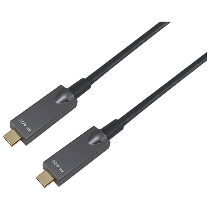 Equip 119461 Cavo Ottico Attivo USB-C a USB-C 5 m 10 Gbps 4K@60Hz PD 60W colore Nero
