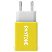 Pantone Caricabatterie da Rete con Porta Usb 2A Carica Rapida Giallo