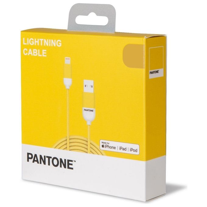 Pantone Cavo Lightning per iPhone 1.5mt Giallo