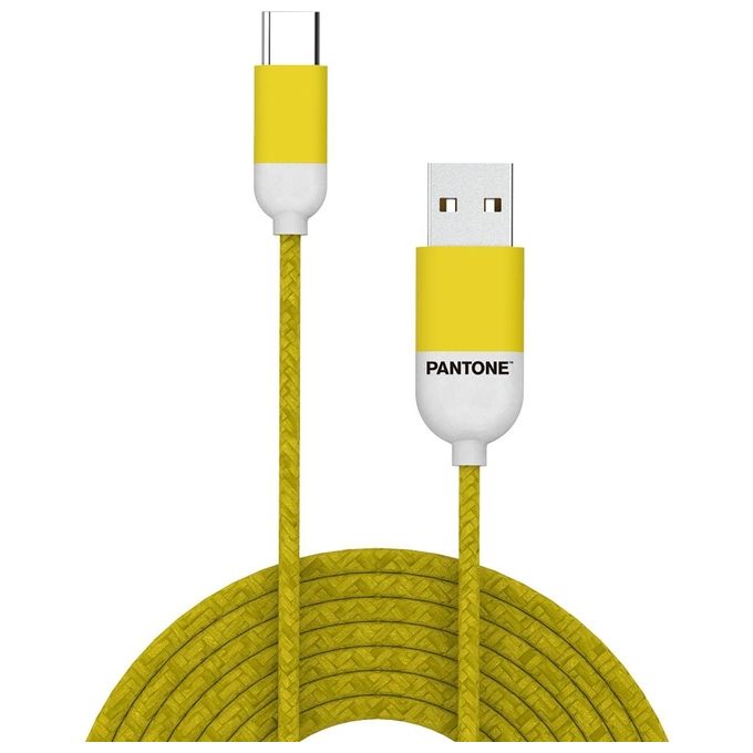 Pantone Cavo Usb Type-C Giallo 1.5mt