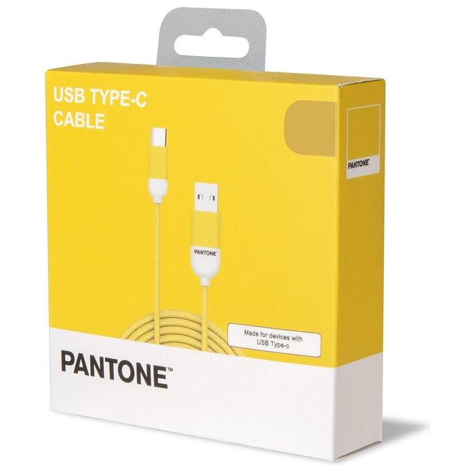 Pantone Cavo Usb Type-C Giallo 1.5mt