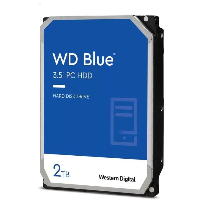 Western Digital WD20EZBX Blue Hard Disk Interno 3.5'' SATA III 2 TB 7200 rpm Cache 256 MB