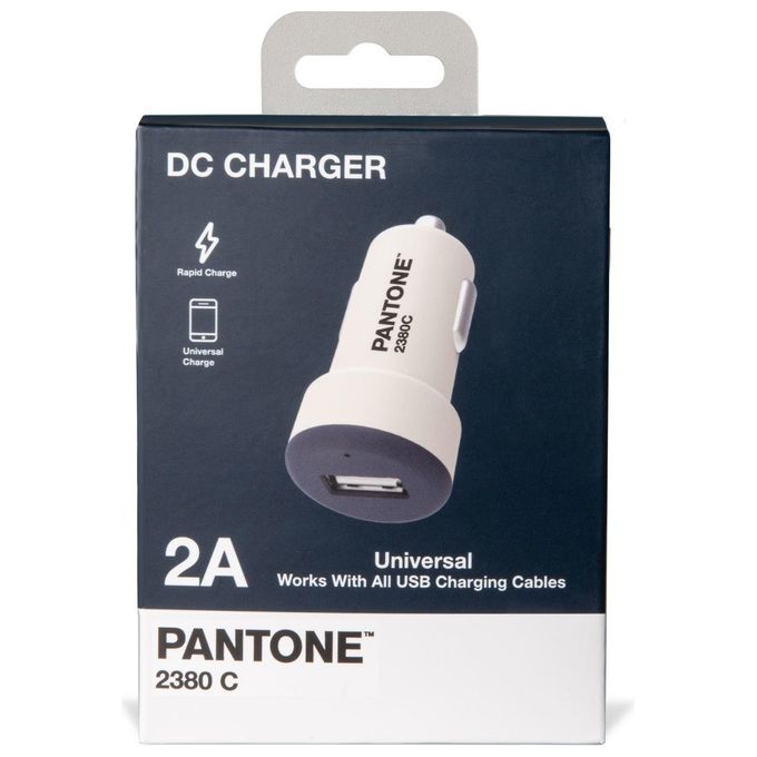Pantone Caricabatterie da Auto 2A Carica Rapida Blu Navy