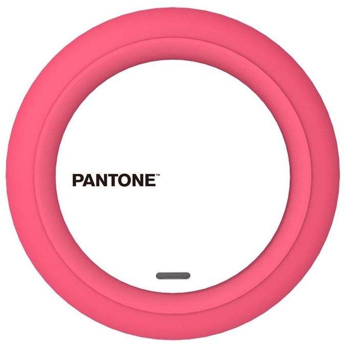 Pantone Caricatore Wireless QI Rosa