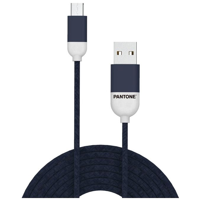 Pantone Cavo Micro Usb Navy 1.5mt