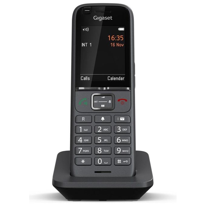 Gigaset S700H PRO Cornetta DECT Aggiuntiva Vivavoce Bluetooth 4.2 Display 2.4'' 500 Contatti colore Antracite