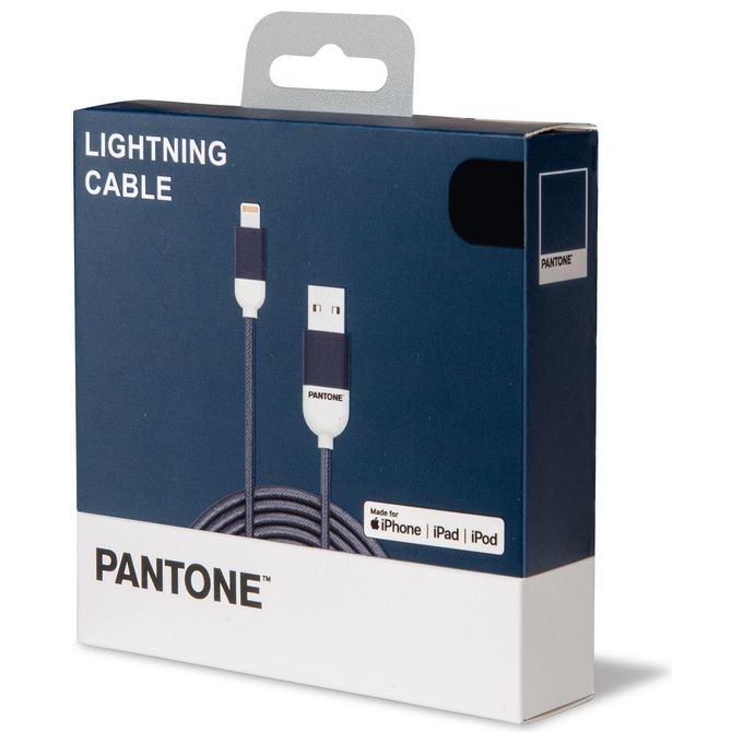 Pantone Cavo Lightning per iPhone 1.5mt Blu Navy
