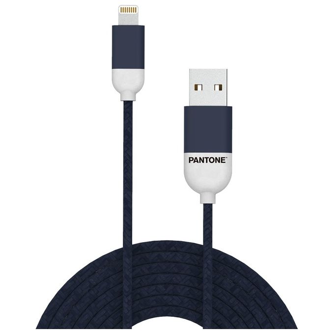 Pantone Cavo Lightning per iPhone 1.5mt Blu Navy