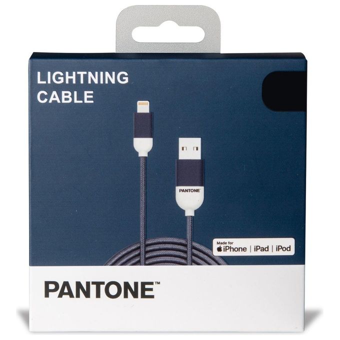 Pantone Cavo Lightning per iPhone 1.5mt Blu Navy