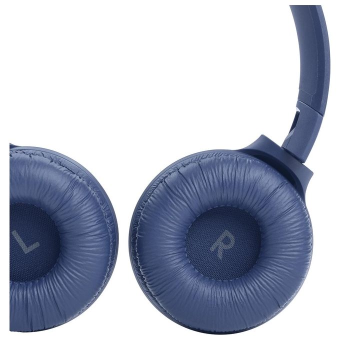 JBL JBLT510BTBLUEU Tune 510BT Cuffie On-Ear Wireless Bluetooth 5.0 Microfono Integrato 40h Autonomia colore Blu