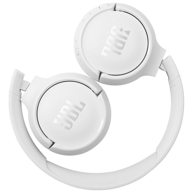 JBL JBLT510BTWHTEU Tune 510BT Cuffie Wireless a Padiglione Bluetooth 5.0 con Microfono 40h autonomia colore Bianco