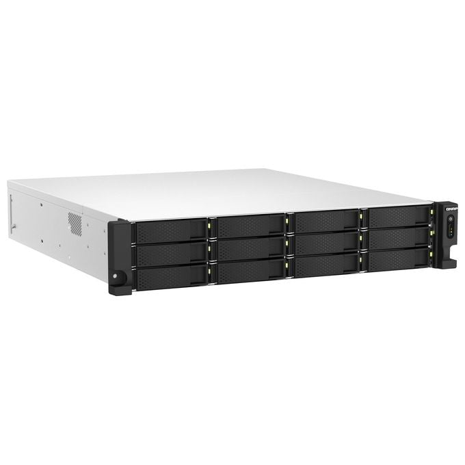 QNAP TS-H1887XU-RP NAS Armadio 2U Intel Xeon E-2336 32 GB DDR4 QuTS hero Nero Bianco