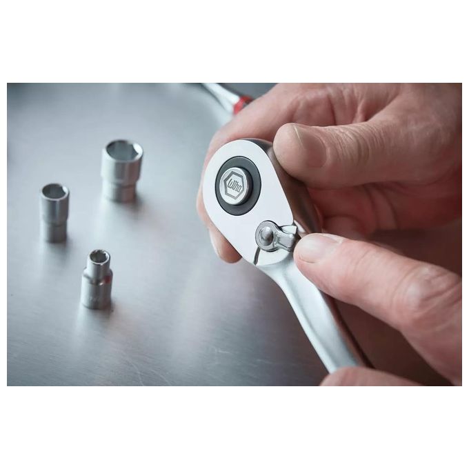 Wiha SB337101 Cricchetto con Levetta d'Inversione 3-8'' 175 mm
