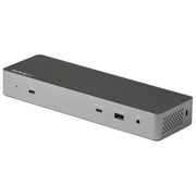 StarTech.com TB3CDK2DHUE Dock Thunderbolt 3 compatibile con USB-C doppio monitor 4K 60Hz 96W PD 5 porte USB DisplayPort HDMI colore Nero Grigio