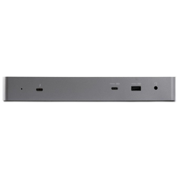 StarTech.com TB3CDK2DHUE Dock Thunderbolt 3 compatibile con USB-C doppio monitor 4K 60Hz 96W PD 5 porte USB DisplayPort HDMI colore Nero Grigio